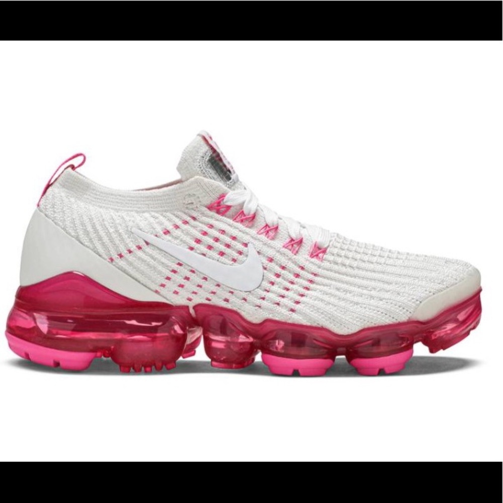 Nike women’s Air VaporMax Flyknit 3 ‘Pink Rise’
